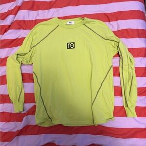 RE INC. chartreuse longsleeve